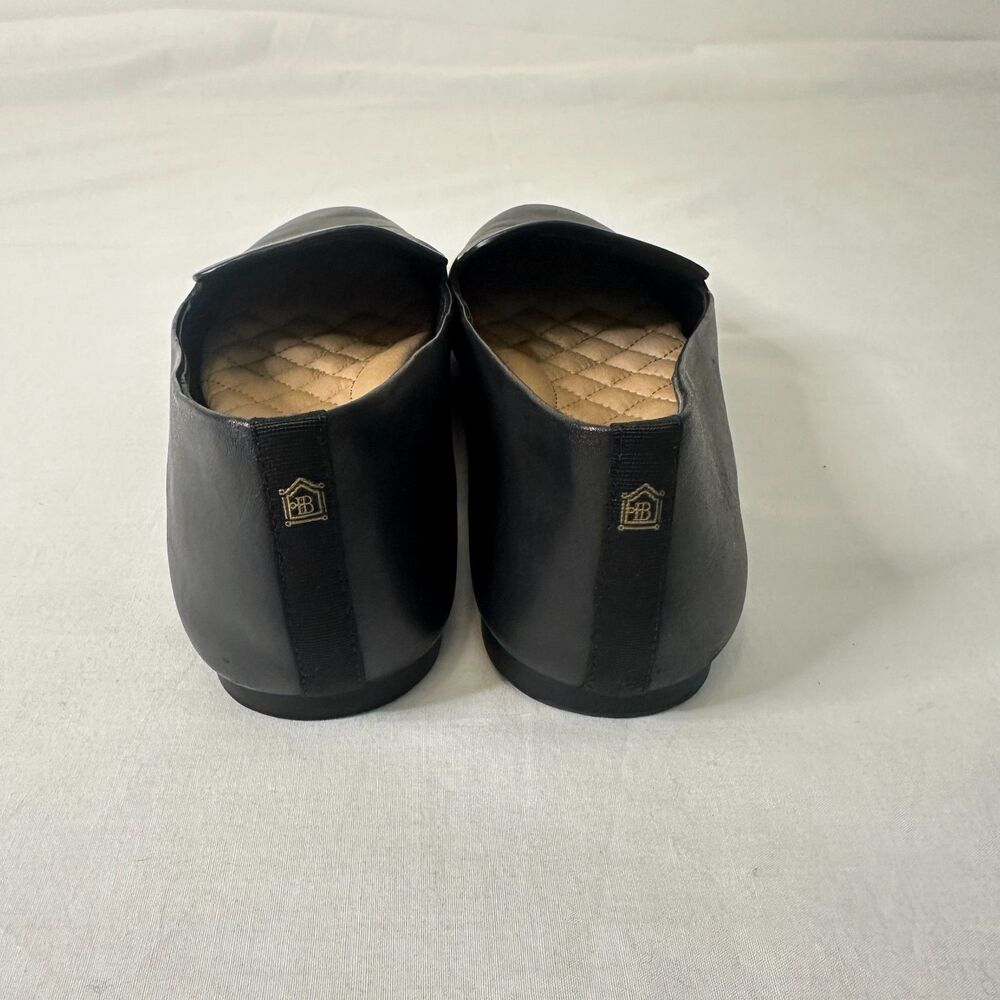 Birdies The Starling Black Leather Slip On Loafers Women's 7 Comfort Chic Luxury - Picture 3 of 9